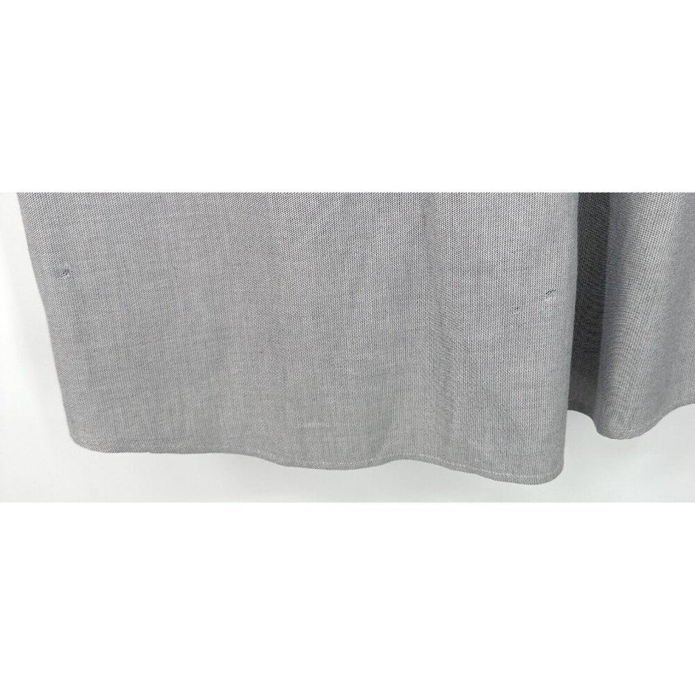 PAL ZILERI Sz 16 41 Point Collar Check Shirt Gray Handmade in Italy - Picture 8 of 9